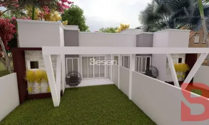 Casa nova  com piscina 03 quartos sendo 01 suíte - 89,92m² de área construída - 180m² de terreno - baln. jardim da barra.