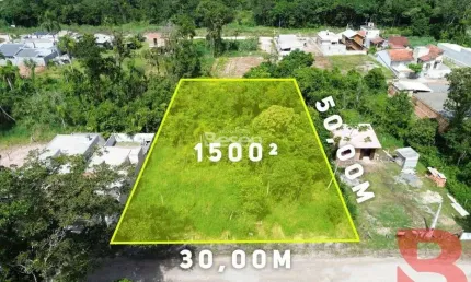 Área de 1.500,00m², no balneário paese em itapoá, proximo a praia e a poucos metros do riveira santa maria