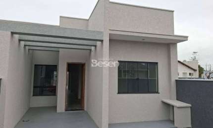 IMÓVEL NOVO COM PISCINA NO BALNEÁRIO SÃO JOSÉ MEDIDNDO 85,58M² NA RUA MANOEL DE ARZÃO, Nº 871