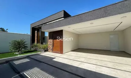 OPORTUNIDADE!!! CASA TÉRREA MODERNA , ÁREA GOURMET, AMBIENTES AMPLOS