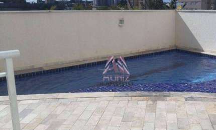 3829EM Piscina, sacada, suíte - Apartamento com 2 dormitórios à venda, 50 m² por R$ 371.000 - Centro - Diadema/SP