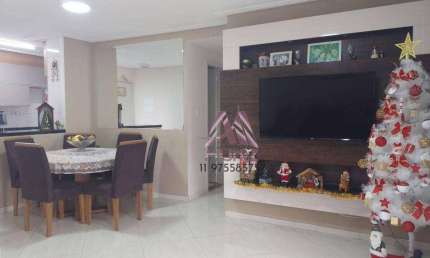 Apartamento com 3 dormitórios à venda, 70 m² por R$ 475.000,00 - Taboão - Diadema/SP