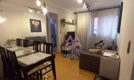 Apartamento com 2 dormitórios à venda, 57 m² por r$ 265.000,00 - demarchi - são bernardo do campo/sp