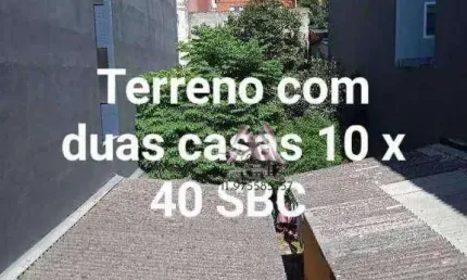 Terreno à venda, 400 m² por R$ 550.000,00 - Vila Flórida - São Bernardo do Campo/SP