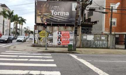 Terreno comercial para alugar na Rua Guaiaó, Aparecida, Santos, 1000 m2 por R$ 26.400