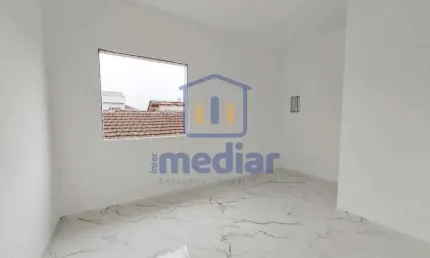 Casa com 2 quartos à venda na Rua Saulo de Castro Bicudo, Esplanada dos Barreiros, São Vicente, 60 m2 por R$ 300.000