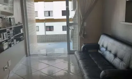 Apartamento com 2 quartos para alugar na Avenida Jorge Hagge, Aviação, Praia Grande, 76 m2 por R$ 3.980