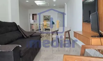 Apartamento com 3 quartos para alugar na Rua Ipanema, Guilhermina, Praia Grande, 140 m2 por R$ 4.500