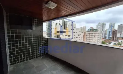 Apartamento com 3 quartos para alugar na rua ceará, pompéia, santos, 145 m2 por r$ 7.870