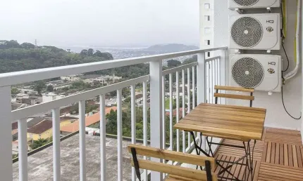 Apartamento com 2 quartos à venda na Rua Maria dos Reis, Morro Nova Cintra, Santos, 52 m2 por R$ 361.900