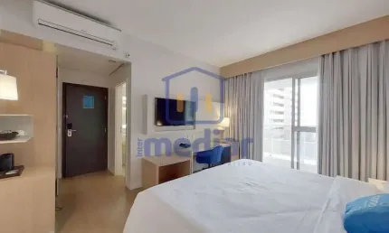 Apartamento com 1 quarto à venda na Avenida Marechal Floriano Peixoto, Pompéia, Santos, 28 m2 por R$ 371.000