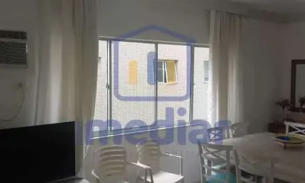 Apartamento com 2 quartos à venda na rua benedito cardoso adriano filho, jardim três marias, guarujá, 100 m2 por r$ 450.000