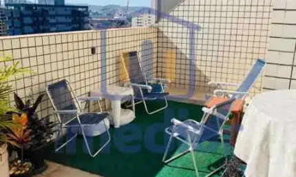 Cobertura com 3 quartos à venda na Rua Professor Torres Homem, Embaré, Santos, 121 m2 por R$ 950.000