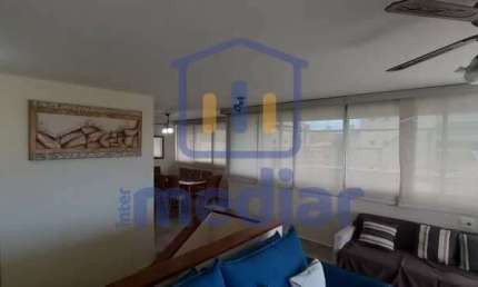 Cobertura com 4 quartos para alugar na Rua Dona Vitória Yunes Stefano, Jardim Belmar, Guarujá, 198 m2 por R$ 8.000