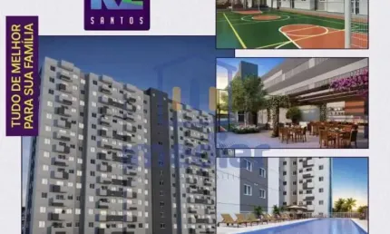 Apartamento com 2 quartos à venda na Avenida Rangel Pestana, Jabaquara, Santos, 43 m2 por R$ 343.000