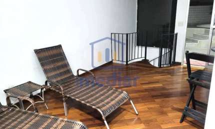 Cobertura com 3 quartos para alugar na Avenida Washington Luís, Vila Mathias, Santos, 147 m2 por R$ 6.200