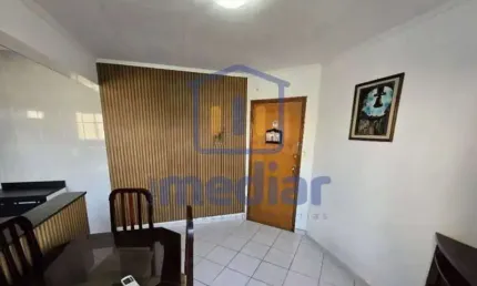 Apartamento com 1 quarto à venda na Rua Fumio Miyazi, Guilhermina, Praia Grande, 48 m2 por R$ 269.000