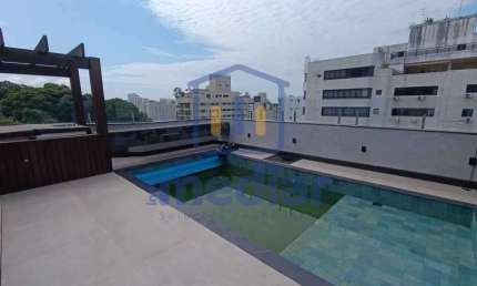 Cobertura com 2 quartos à venda na Rua Santos, Barra Funda, Guarujá, 216 m2 por R$ 2.800.000