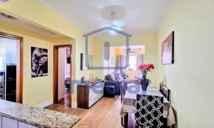 Apartamento com 1 quarto à venda na avenida doutor epitácio pessoa, embaré, santos, 45 m2 por r$ 369.500