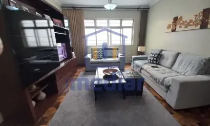 Apartamento com 3 quartos à venda na rua república argentina, pompéia, santos, 191 m2 por r$ 848.000