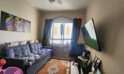 Apartamento com 1 quarto à venda na avenida presidente wilson, josé menino, santos, 55 m2 por r$ 370.000