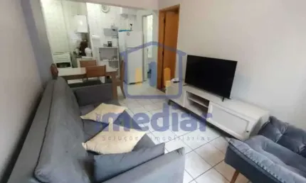 Apartamento com 1 quarto à venda na Avenida Bartolomeu de Gusmão, Embaré, Santos, 46 m2 por R$ 350.000