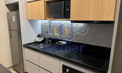 Loft com 1 quarto à venda na Praça Mar Casado, Balneário Praia do Pernambuco, Guarujá, 48 m2 por R$ 710.000