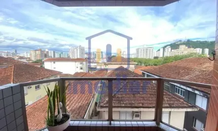 Apartamento com 2 quartos à venda na Rua Álvares Cabral, Vila Belmiro, Santos, 73 m2 por R$ 399.000