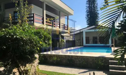 Casa em condomínio fechado com 6 quartos à venda na Rua Adília Carneiro, Balneario Praia do Perequê, Guarujá, 600 m2 por R$ 1.690.000