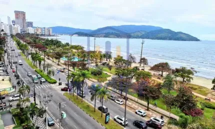 Apartamento com 3 quartos para alugar na avenida bartolomeu de gusmão, aparecida, santos, 142 m2 por r$ 7.000