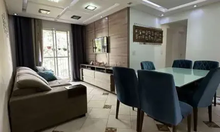 Apartamento com 3 quartos à venda na Avenida Sete de Setembro, Parque Imigrantes, Diadema, 64 m2 por R$ 380.000