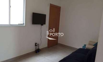 Apartamento com 2 dormitórios à venda, 46 m² - Jardim Itapuã - Piracicaba/SP