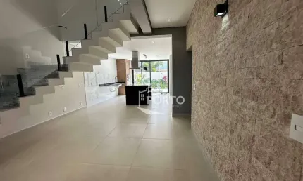 Casa com 3 quartos para alugar no condomínio park unimep taquaral no bairro taquaral em piracicaba