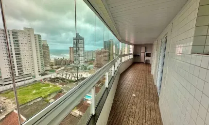 Apartamento com 3 dormitórios à venda, 135 m² por R$ 769.000,00 - Caiçara - Praia Grande/SP