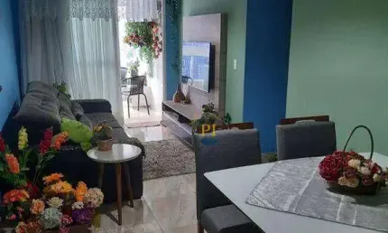 Apartamento com 2 dormitórios à venda, 75 m² por r$ 480.000 - canto do forte - praia grande/sp