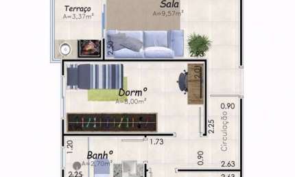 Apartamento Residencial à venda, Caiçara, Praia Grande - AP0312.