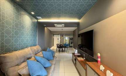 Apartamento com 3 dormitórios à venda, 102 m² por R$ 930.000,00 - Canto do Forte - Praia Grande/SP