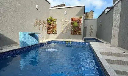 Casa com 2 dormitórios à venda, 54 m² por R$ 330.000,00 - Maracanã - Praia Grande/SP