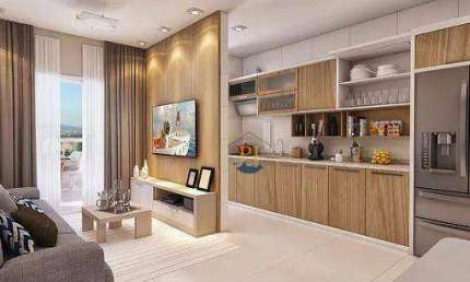 Apartamento com 2 dormitórios à venda, 63 m² por R$ 469.343,16 - Tupi - Praia Grande/SP