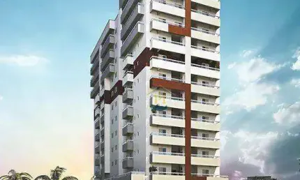 Apartamento à venda, 73 m² por R$ 534.176,31 - Maracanã - Praia Grande/SP