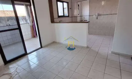 Apartamento Garden com 1 dormitório à venda, 55 m² por R$ 265.000 - Vila Guilhermina - Praia Grande/SP
