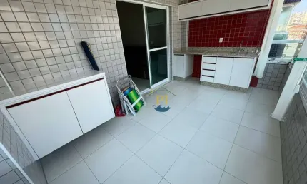 Apartamento com 2 dormitórios à venda, 105 m² por R$ 730.000,00 - Vila Assunção - Praia Grande/SP