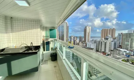 Apartamento com 2 dormitórios à venda, 80 m² por R$ 650.000,00 - Boqueirão - Praia Grande/SP