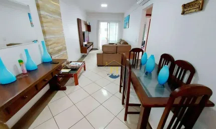 Apartamento com 2 dormitórios à venda, 87 m² por r$ 620.000 - canto do forte - praia grande/sp