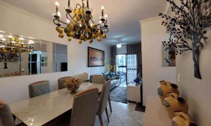Apartamento com 2 dormitórios à venda, 65 m² por R$ 410.000 - Vila Assunção - Praia Grande/SP