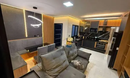 Casa com 3 dormitórios à venda, 103 m² por R$ 930.000,00 - Tupi - Praia Grande/SP