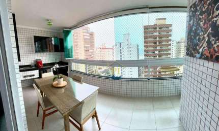 Apartamento com 2 dormitórios à venda, 93 m² por R$ 900.000 - Vila Caiçara - Praia Grande/SP