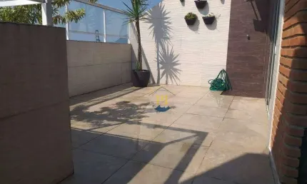 Apartamento Triplex com 3 dormitórios à venda, 215 m² por R$ 770.000 - Estuário - Santos/SP