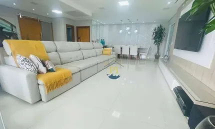 Apartamento com 3 dormitórios à venda, 250 m² por r$ 4.200.000,00 - canto do forte - praia grande/sp