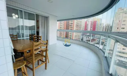 Apartamento com 4 dormitórios à venda, 214 m² por R$ 2.600.000 - Canto do Forte - Praia Grande/SP